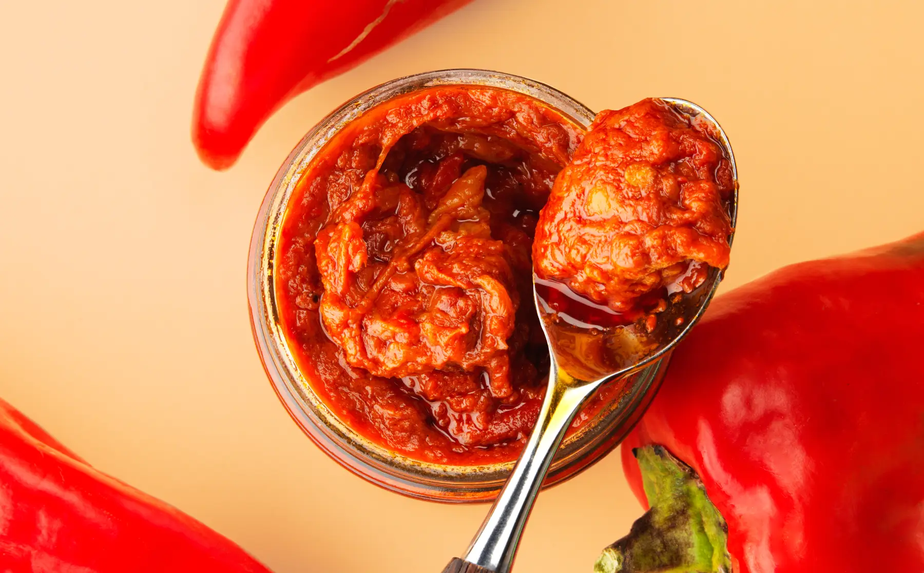 Ein Blick ins Glas von BioBalkan Ajvar