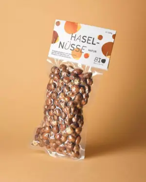 Bio Haselnüsse natur aus Mazedonien in der 250 Gramm Packung von BioBalkan